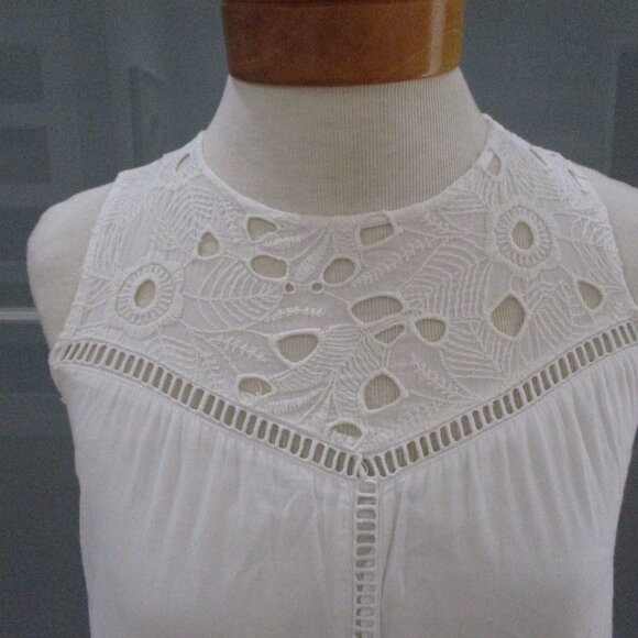 Zara Trafaluc Collecion Open Back Eyelet Shift Tank Dress - Picture 2 of 7